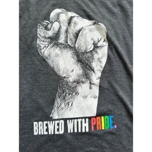 Grey "Brewed with Pride" tank top #LGBTQ+